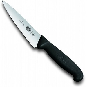 Нож Victorinox разделочный, лезвие 12 см, черный, фото 1