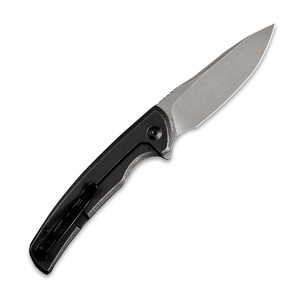 Складной нож SENCUT Tynan 10Cr15CoMoV Steel Gray Stonewashed Handle Stainless Black, фото 2