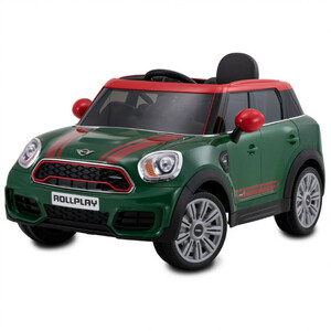 Детский электромобиль ROLLPLAY MINI COUNTRYMAN Premium 12V Green