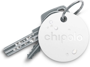 Умный брелок Chipolo PLUS с увеличенной громкостью и влагозащищенный, белый, фото 3