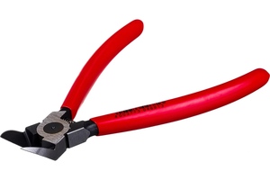 Бокорезы для пластика, губки 45°, пружина, 160 мм, обливные ручки KNIPEX KN-7211160, фото 1