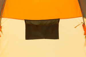 Палатка рыбака Митек Омуль 3 (оранжевый/хаки-бежевый), фото 8