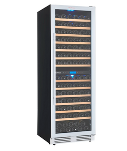 Винный шкаф CellarPrivate двухзонный на 163 бутылки белый CP165-2TW, фото 5
