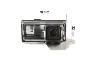 CMOS ИК штатная камера заднего вида AVEL Electronics AVS315CPR (#094) для TOYOTA LAND CRUISER 100/ LAND CRUISER 200 (2012-...)/ LAND CRUISER PRADO 120 (в комплектации без запасного колеса на задней двери), фото 2