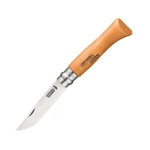 Нож Opinel №8, углеродистая сталь, рукоять из дерева бука, фото 1