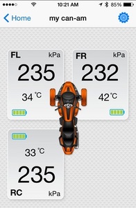 Система контроля давления и температуры в шинах Fobo Bike (для мотоцикла), фото 5