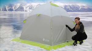 Зимняя палатка Лотос 3 Универсал Т (со съемным утеплителем), фото 3