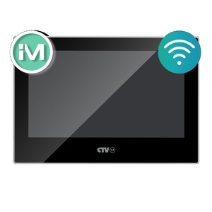 Монитор видеодомофона черный CTV-iM Cloud 7, фото 1