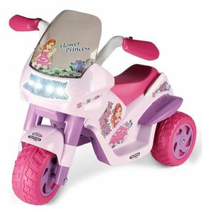 Детский электромотоцикл для девочек Peg-Perego Flower Princess, фото 1