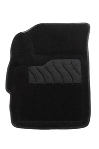 Ворсовые 3D коврики в салон Seintex для Daewoo Matiz II 2000-н.в. (черные, 82157), фото 2