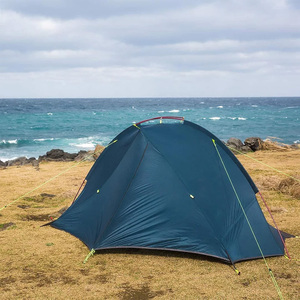 Палатка Naturehike Mongar NH19M002-J 210T двухместная сверхлегкая , синяя Phantom Blue, 6975641882596, фото 9