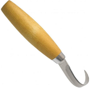 Нож Morakniv Hook Knife 164 Left Hand ложкорез, нержавеющая сталь, рукоять из березы, 13443, фото 1