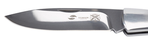 Нож Stinger, 104 мм, рукоять: сталь/дерево, серебр.-корич., картонная коробка, фото 4