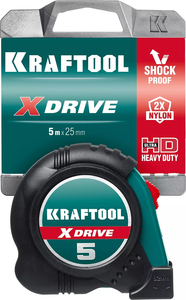 Рулетка KRAFTOOL X-Drive 5м х 25мм 34122-05-25, фото 12