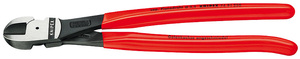 Бокорезы особо мощные, режущие кромки по центру, 250 мм, фосфатированные, обливные ручки KNIPEX KN-7491250