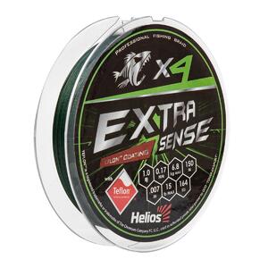 Шнур Extrasense X4 PE Green 150m 1.0/15LB 0.17mm (HS-ES-X4-1/15LB) Helios