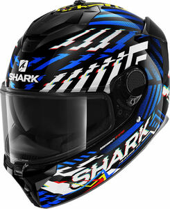 Шлем SHARK SPARTAN GT E-BRAKE BCL. MICR. MAT Black/Blue/Anthracite XL