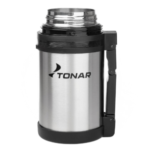 Термос (HS.TM-010) 1000ML (дополн.пласт.чашка, скл.ручка, ремень) TONAR, фото 5
