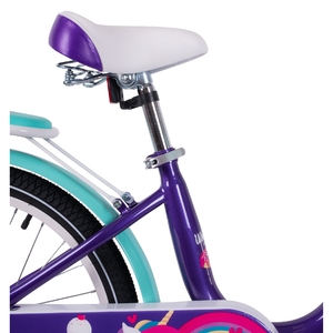 Велосипед Tech Team Melody 14" purple (сталь) корз. бирюз., фото 2