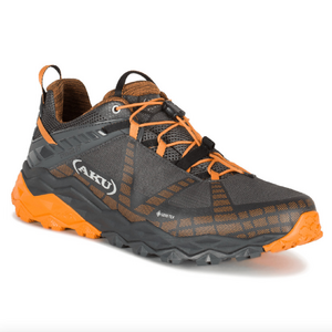 Кроссовки треккинговые AKU FLYROCK GTX, black/orange, р.9,5 (44), фото 1