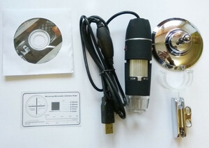 Микроскоп цифровой карманный Kromatech 50-500x USB, с подсветкой (8 LED), фото 5