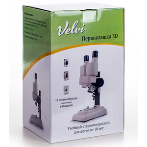 Стереомикроскоп Velvi «Первоклашка 3D» 20x, фото 3