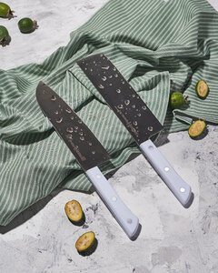 Нож Samura сантоку Harakiri, 17,5 см, корроз.-стойкая сталь, ABS пластик, фото 16