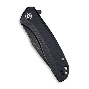 Складной нож CIVIVI Baklash 9Cr18MoV Steel Black Stonewashed Handle G10 Black, фото 5