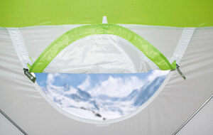 Зимняя палатка Лотос Куб 3 Классик А8 (алюм. каркас, зелёная ), фото 8