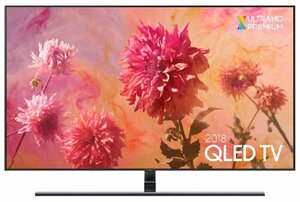 Телевизор Samsung QE55Q9FN, QLED, черный, фото 1