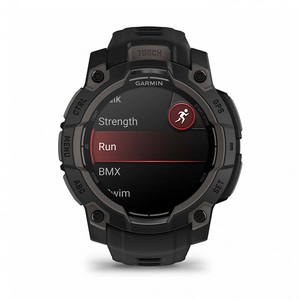 Часы Garmin Instinct 3 45mm AMOLED Black with Black Silicone (010-02936-00G), фото 2