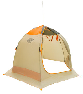 Палатка для зимней рыбалки Митек Омуль-2 (оранжевый/хаки-бежевый), фото 4