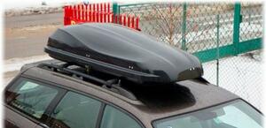 Бокс на крышу автомобиля Sotra Altro 460.AD темно-серый металлик с двухсторонним открытием, фото 2