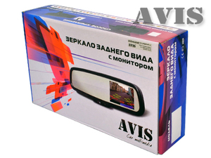 Зеркало заднего вида с монитором 2.7" и видеорегистратором AVEL AVS0366DVR, фото 7