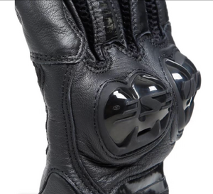 Перчатки кожаные Dainese MIG 3 UNISEX LEATHER GLOVES (Black/Black, L), фото 6