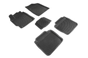 Коврики EVA 3D ромб Seintex для Toyota Camry VII 2012-2018 (черные, 95206)