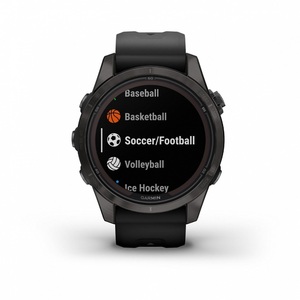Часы Garmin fenix 7S Pro Saph Solar, Carbon Gray Ti w/Black Band (010-02776-11G) (010-02776-54), фото 12