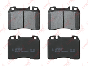 Колодки тормозные передние LYNXauto BD-5305 для MERCEDES-BENZ C250-C36(W201/W202) 89-00/E270-E60(W124/W210) 89-02/S420(W140) 91-98/SL280-SL600(R129) 89-01, фото 2