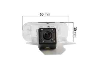 CMOS ИК штатная камера заднего вида AVEL Electronics AVS315CPR (#048) для MERCEDES A-CLASS W169 (2004-2012)/ B-CLASS W245 (2005-2011), фото 2