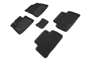 Коврики EVA 3D соты для KIA Sorento IV 5 seats 2020-н.в. (черные, 95408)
