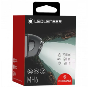 Аккумуляторный налобный фонарь LED LENSER MH6, фото 5