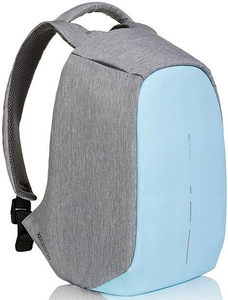 Рюкзак для ноутбука до 14 дюймов XD Design Bobby Compact, серый/голубой