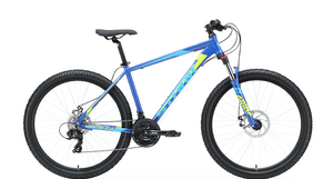 Велосипед Stark'23 Hunter 27.2 D насыщенный синий/голубой металлик 16"
