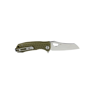 Нож Honey Badger Wharncleaver D2 L (HB1124) с зелёной рукоятью, фото 4