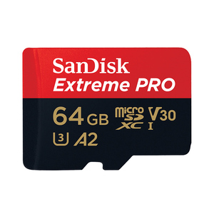 Карта памяти microSDXC SanDisk Extreme PRO 64Gb U3 A2
