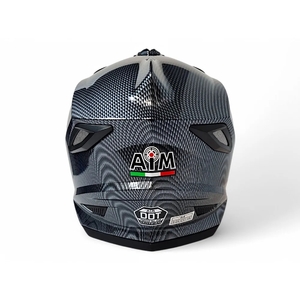 Шлем AiM JK802 глянцевый Carbon XS, фото 4