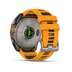 Часы Garmin Fenix 8 51mm AMOLED Saph Graphite DLC Titanium Spark Orange-Graphit Sln(010-02905-53G), фото 12