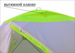 Зимняя палатка Лотос Куб 3 Классик А8 (оранжевая), фото 6