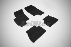 Ворсовые LUX коврики в салон Seintex для Chevrolet Epica 2006-2012 (черные, 82879), фото 1