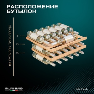 Винный шкаф Meyvel MV19PRO-KBB1, фото 9